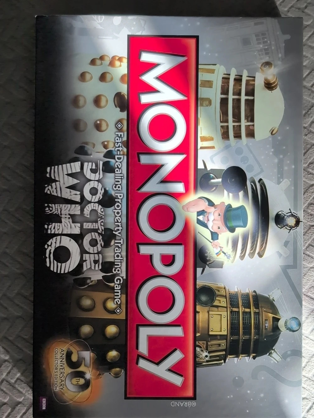 Doctor Who 50th Anniversary Edition Monopoly Board Game